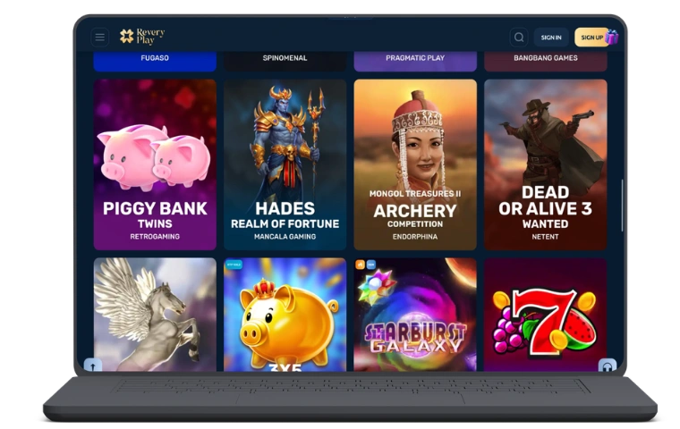 ReveryPlay casino Anmeldung